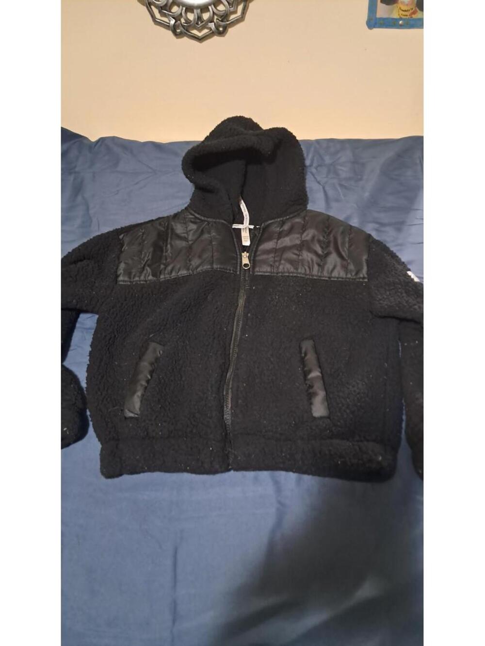 Calvin Klein girls Sweater Jacket‎ M Size 8/10 Black Hooded